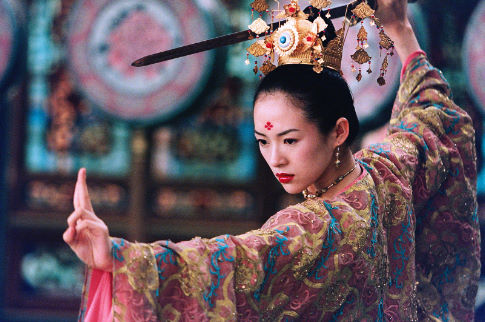 Still of Ziyi Zhang in Shi mian mai fu (2004)