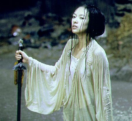 Still of Ziyi Zhang in Wo hu cang long (2000)