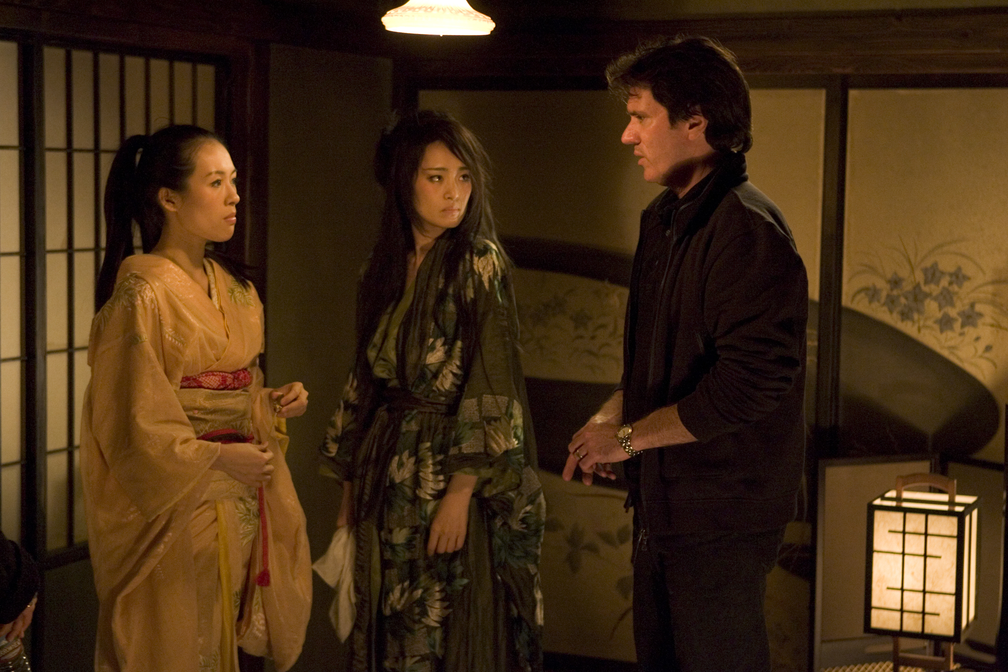 Still of Li Gong, Rob Marshall and Ziyi Zhang in Memoirs of a Geisha (2005)