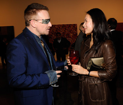 Bono and Ziyi Zhang