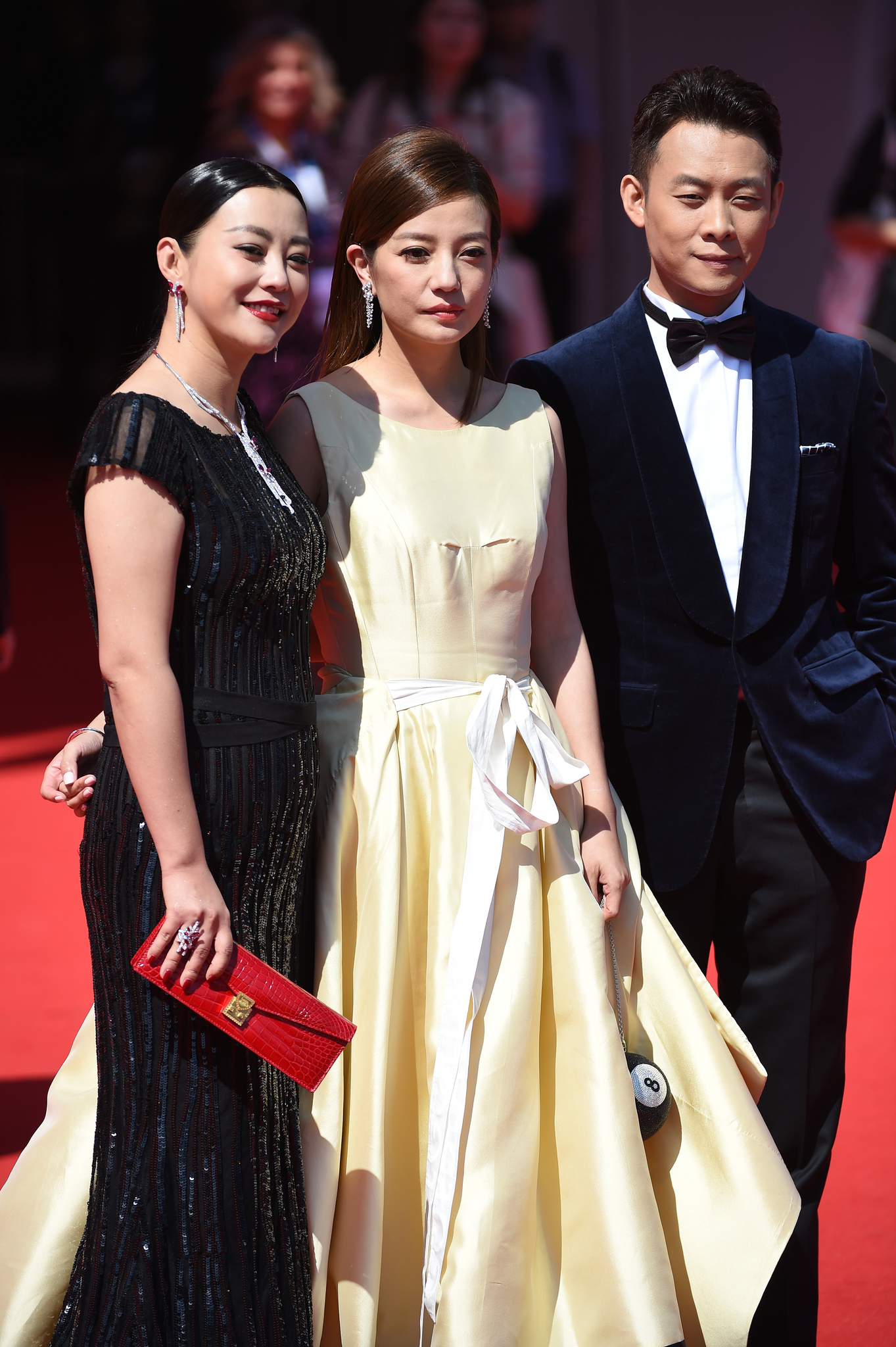 Wei Zhao, Lei Hao and Yi Zhang at event of Qin ai de (2014)