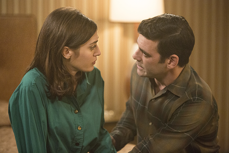 Still of Lizzy Caplan and Mather Zickel in Masters of Sex (2013)