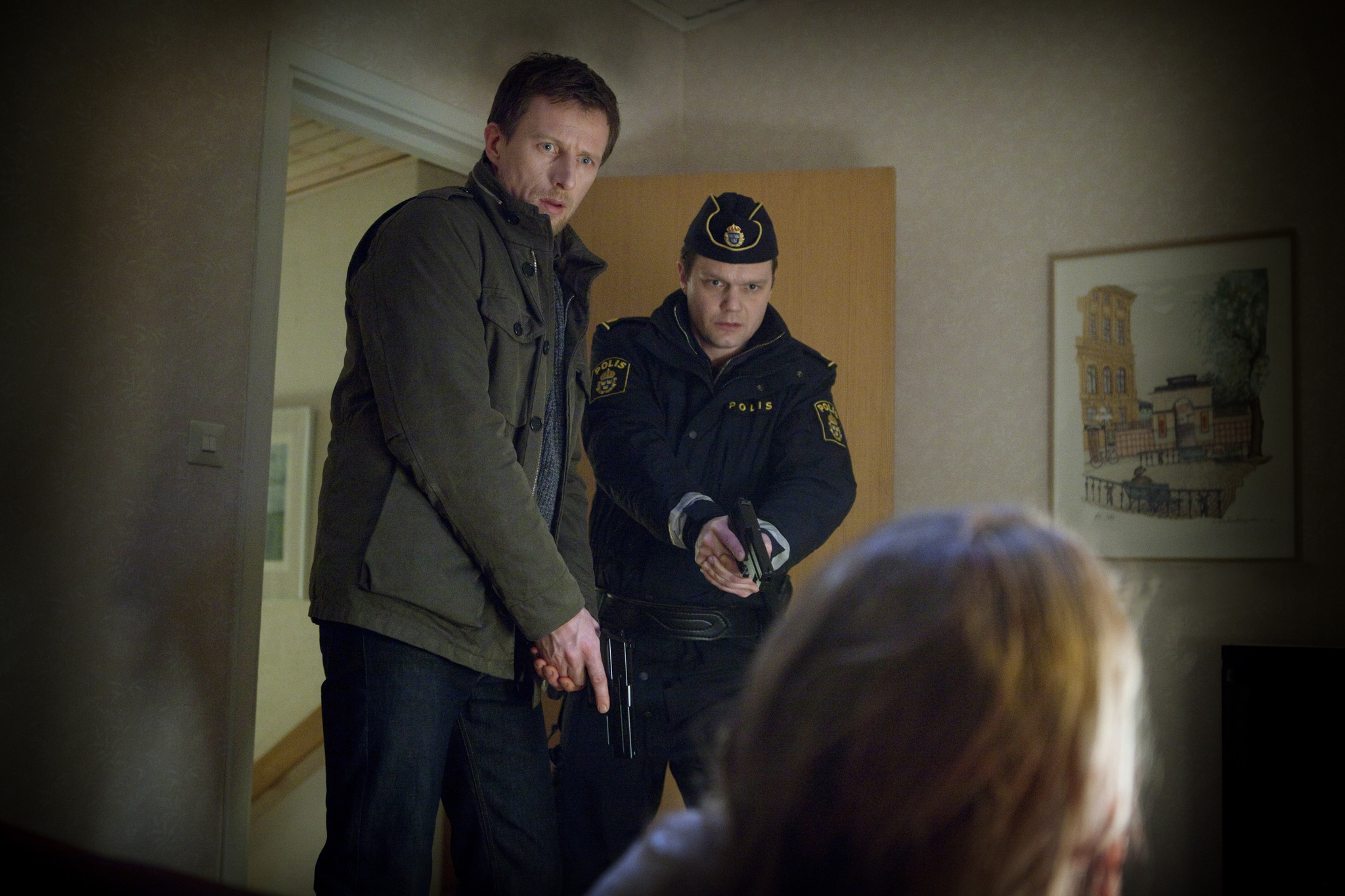 Still of Tobias Zilliacus and Johan Hallström in Hypnotisören (2012)