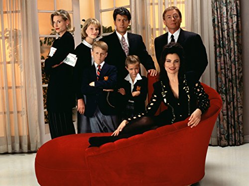 Fran Drescher, Nicholle Tom, Daniel Davis, Lauren Lane, Benjamin Salisbury, Charles Shaughnessy and Madeline Zima in The Nanny (1993)