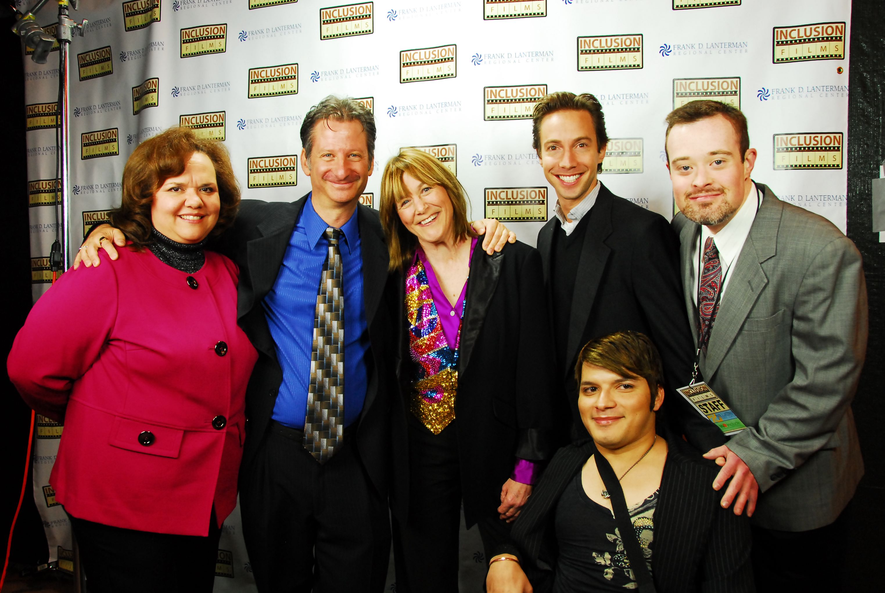 SPUD Premiere at the Academy of Television Arts and Sciences. Gloria Castaneda, David Zimmerman, Geri Jewell, Jonah Blechman, Andy Arias, Kevin Ewing. March 4, 2010