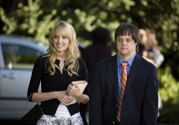 Still of Luke Zimmerman and Megan Park in The Secret Life of the American Teenager (2008)