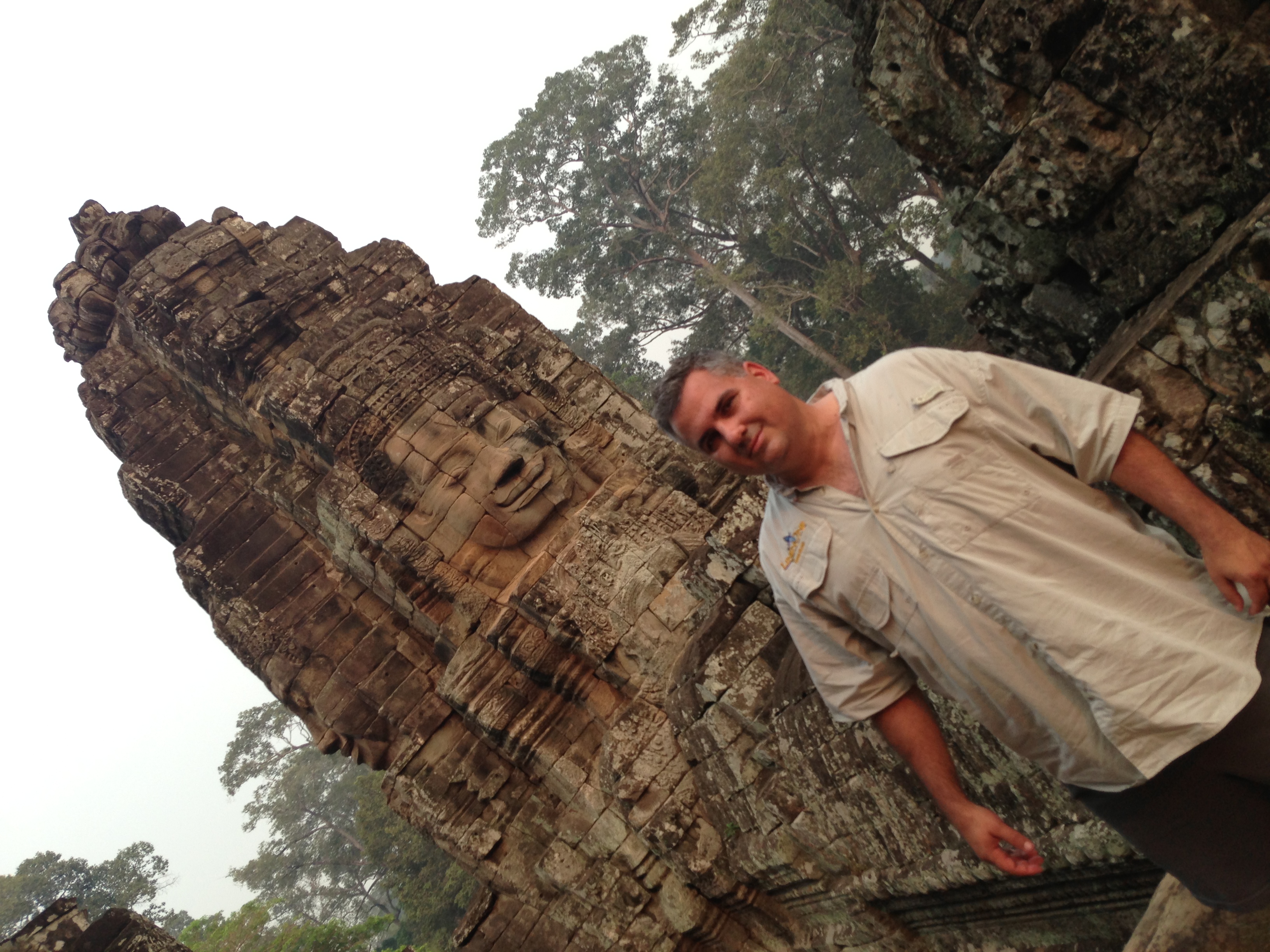 director Daniel Zirilli scouting ANGKOR WAT, Cambodia (2013)