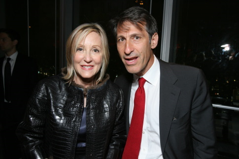 Laura Ziskin and Michael Lynton at event of Zmogus voras 3 (2007)