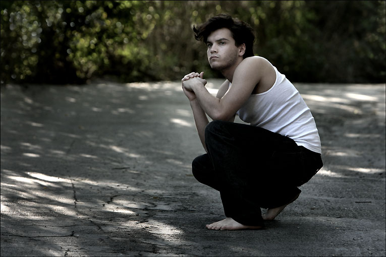 Emile Hirsch, Los Angeles, 2007, in Gena Rowlands' Driveway