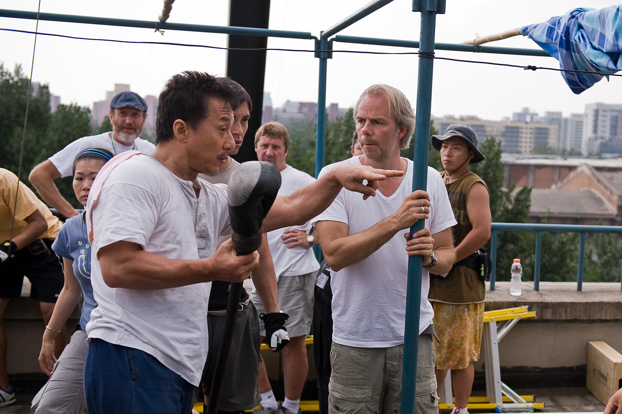 Still of Jackie Chan and Harald Zwart in The Karate Kid (2010)