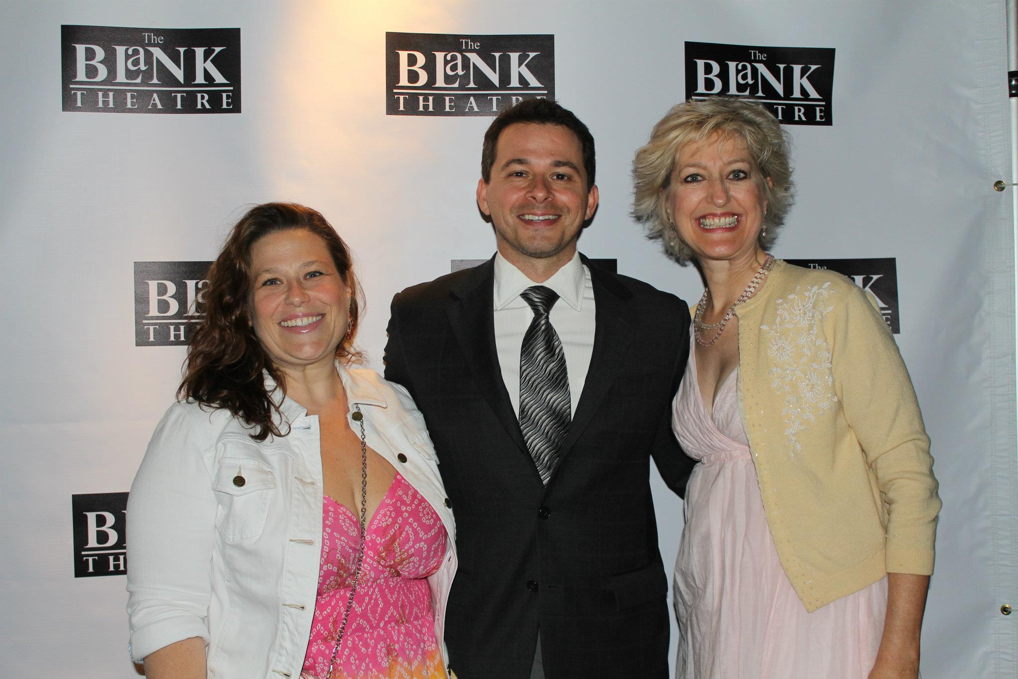 With Deidra Edwards and Tamara Zook at the Blank Theatre's 20th Anniversary Gala for the Young Playwrights Festival