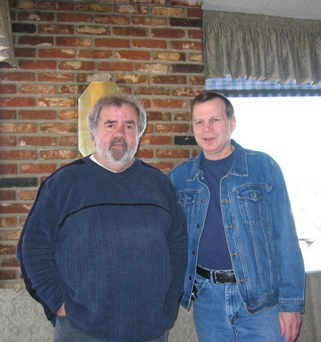 Randy Viers AND Michael Z. Gordon (right) at the 40th anniversary reunion of The Routers