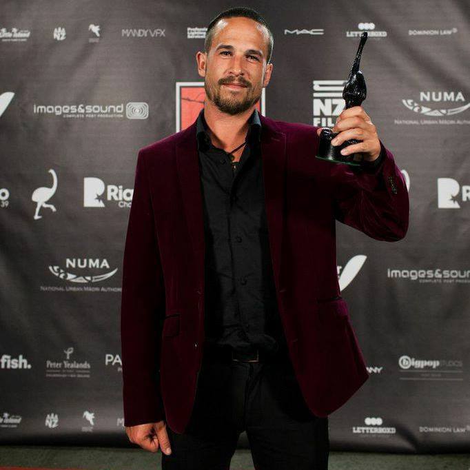 Hern at the NZ Film Awards 2014