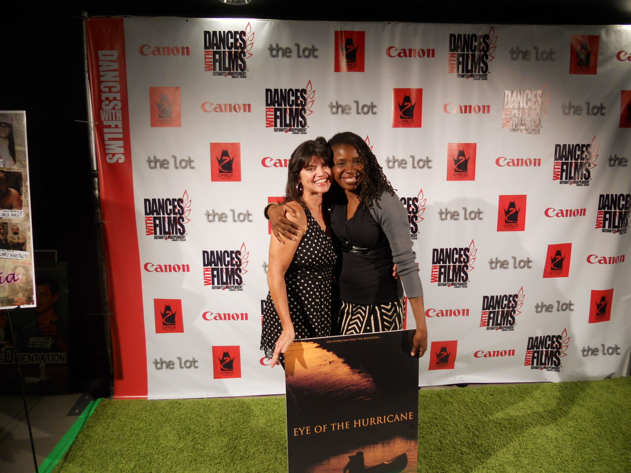 Dances with Films Festival. Screening of Eye of the Hurricane. Carrie Barton and Joyce Guy.
