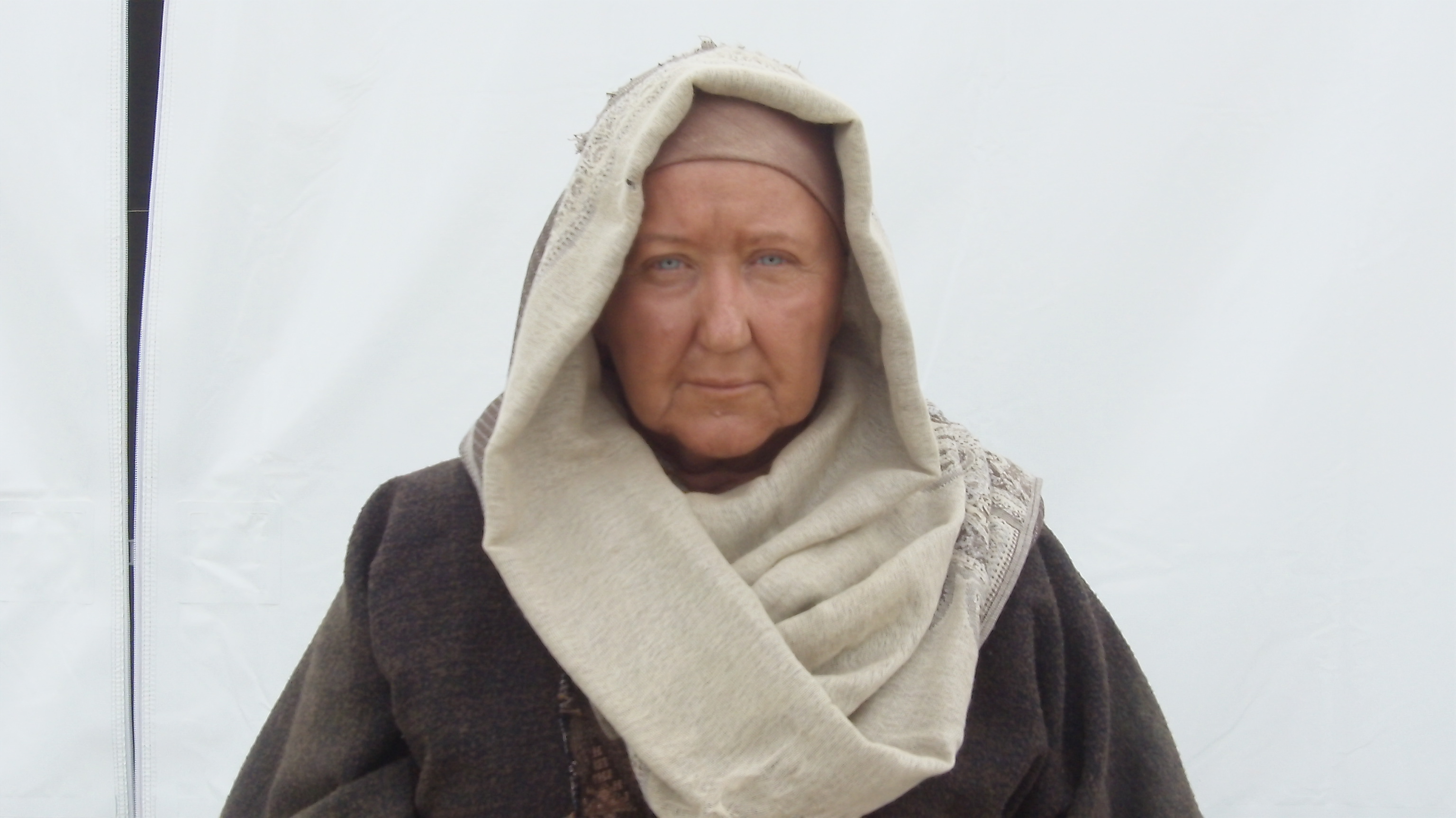 As the 82 year old Anna the Prophetess. LDS New Testiment film project.