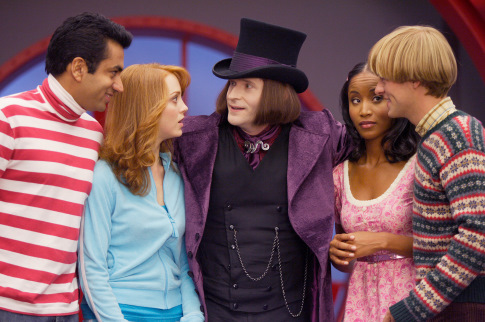 Still of Crispin Glover, Faune Chambers Watkins, Kal Penn, Adam Campbell and Jayma Mays in Didingiausias filmas (2007)