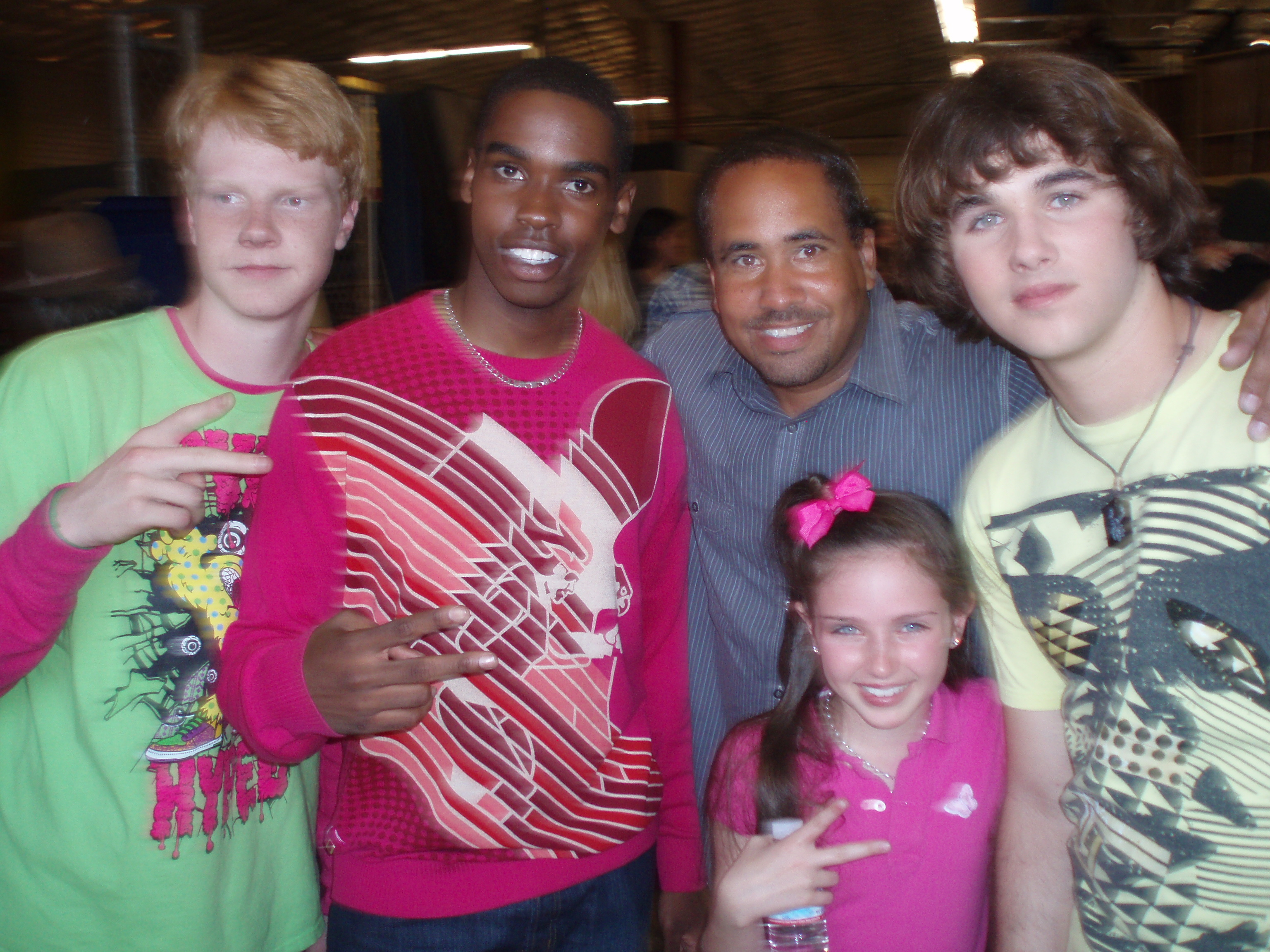 On Set of Zeke & Luther