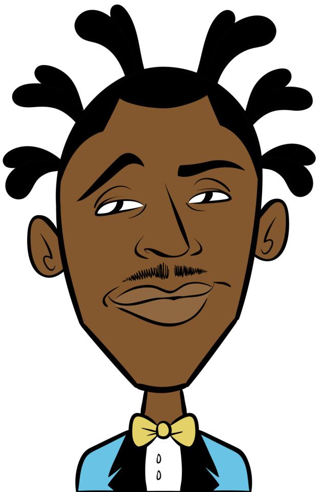 Caricature of LeJon for 2012 Channy Awards