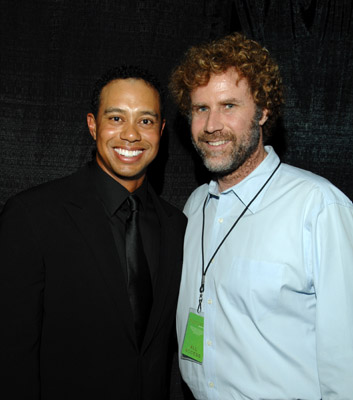 Will Ferrell and Tiger Woods