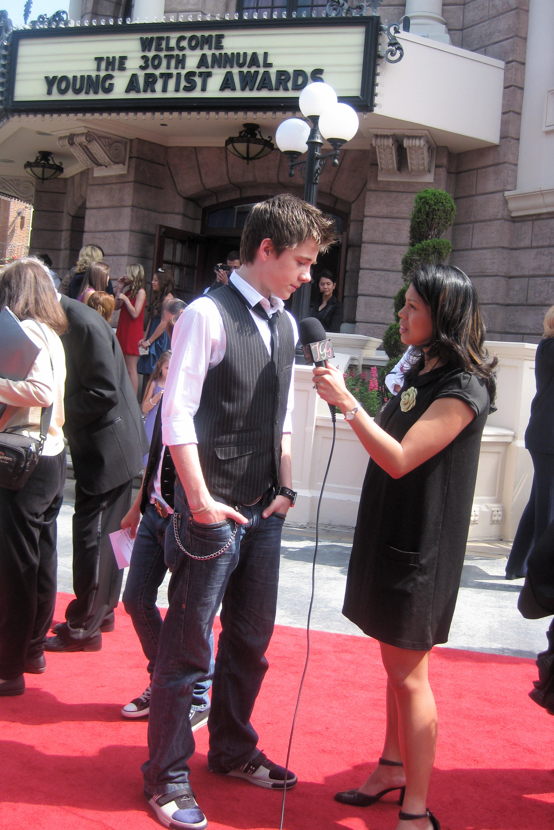 Luke Benward at the 30th Annual Young Artist Awards