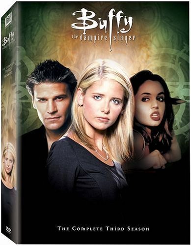 Sarah Michelle Gellar, David Boreanaz and Eliza Dushku in Vampyru zudike (1997)