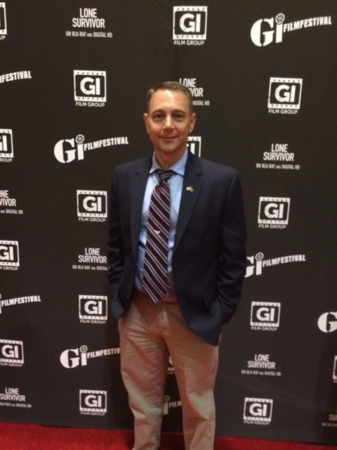 F. Lee Reynolds at the GI Film Festival in Washington DC, May 2014