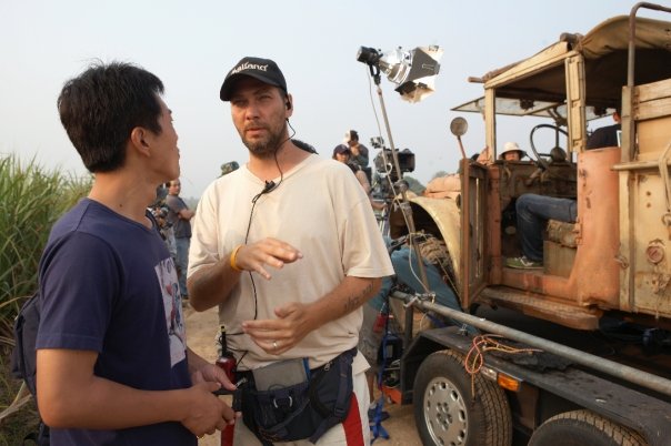 Jude S. Walko on the set of South Korean Drama 