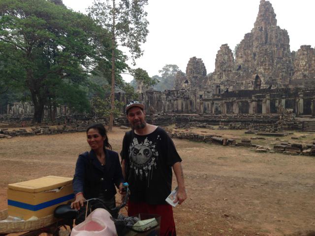 Jude S. Walko scouting Angkor Wat Cambodia.