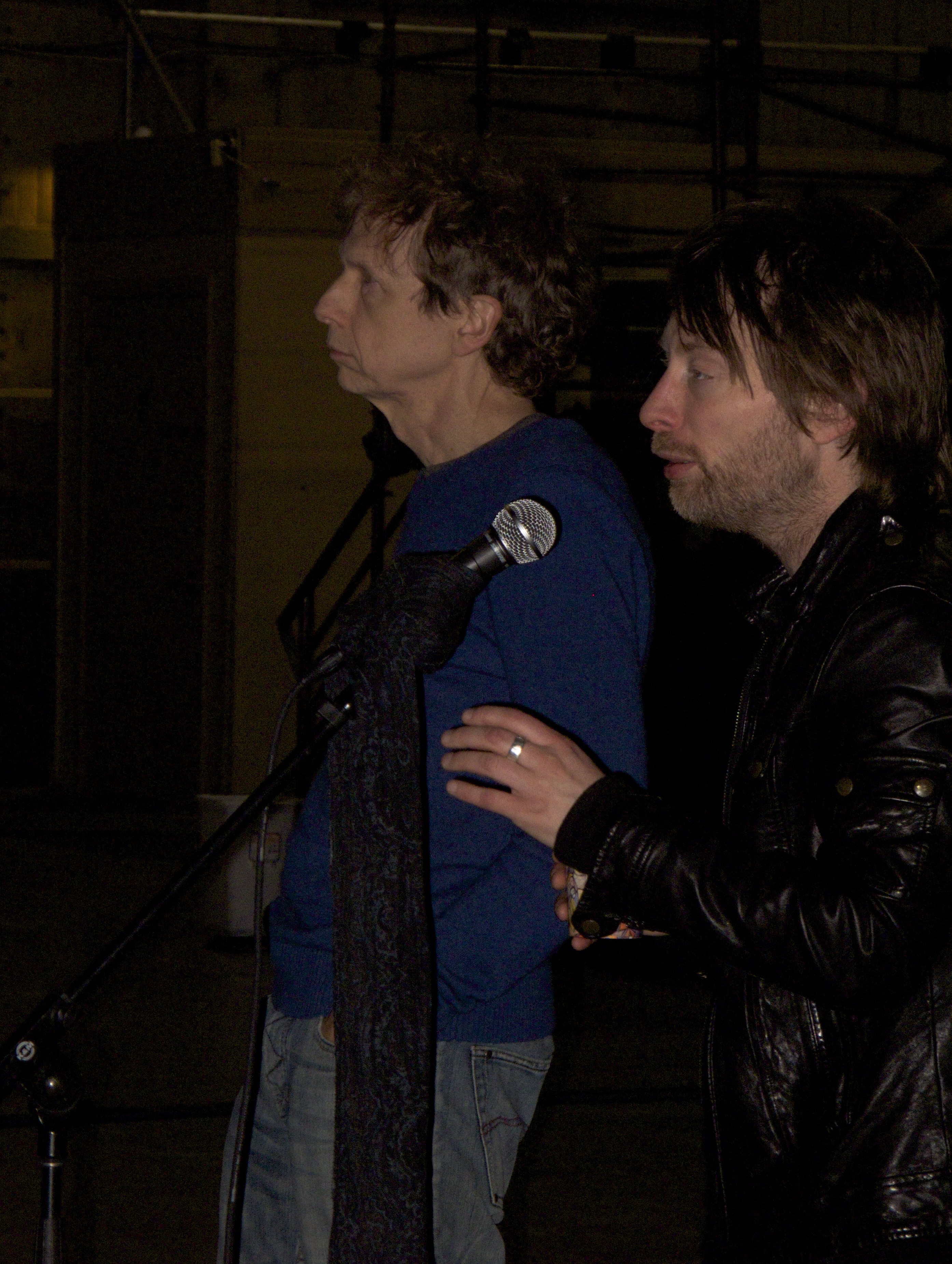 David Campbell with Thom Yorke