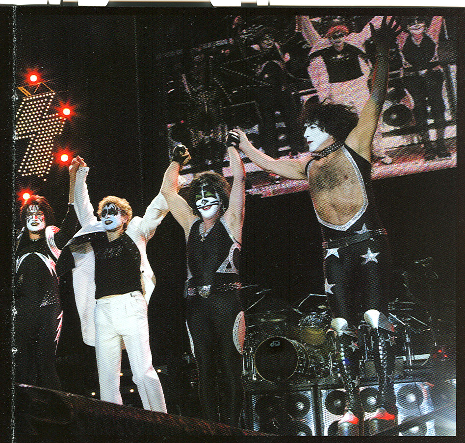 David Campbell performing with KISS