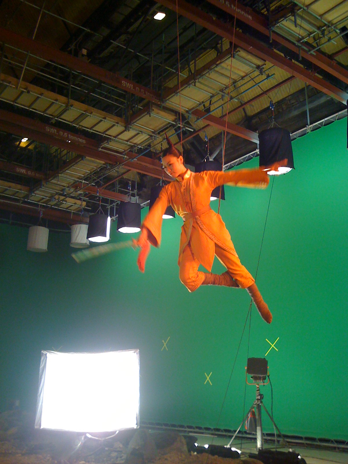 Robin Earle managing director provides the stunt rigging and performer flying for Jamie Hewlett's short film Monkey Bee