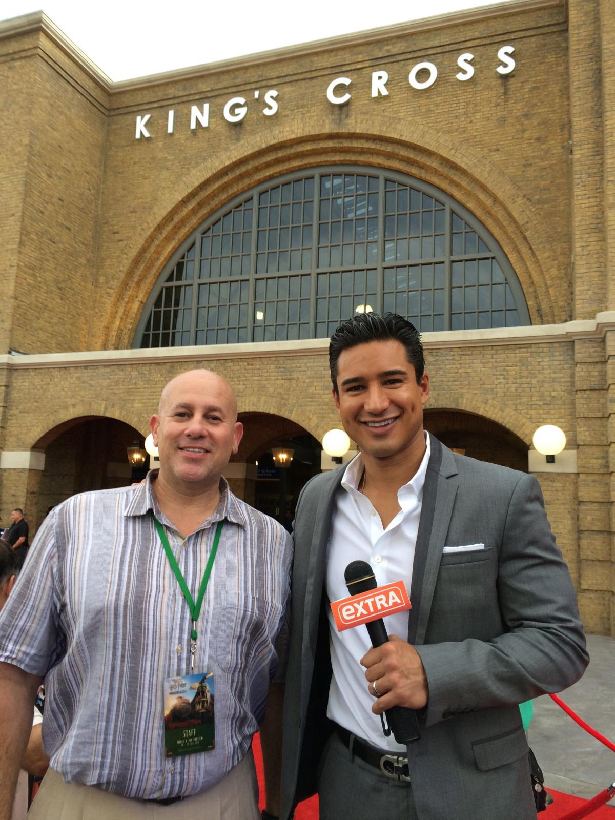Mike Esterman with long time client and friend Mario Lopez