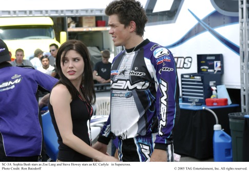 Still of Sophia Bush and Steve Howey in Supercross (2005)