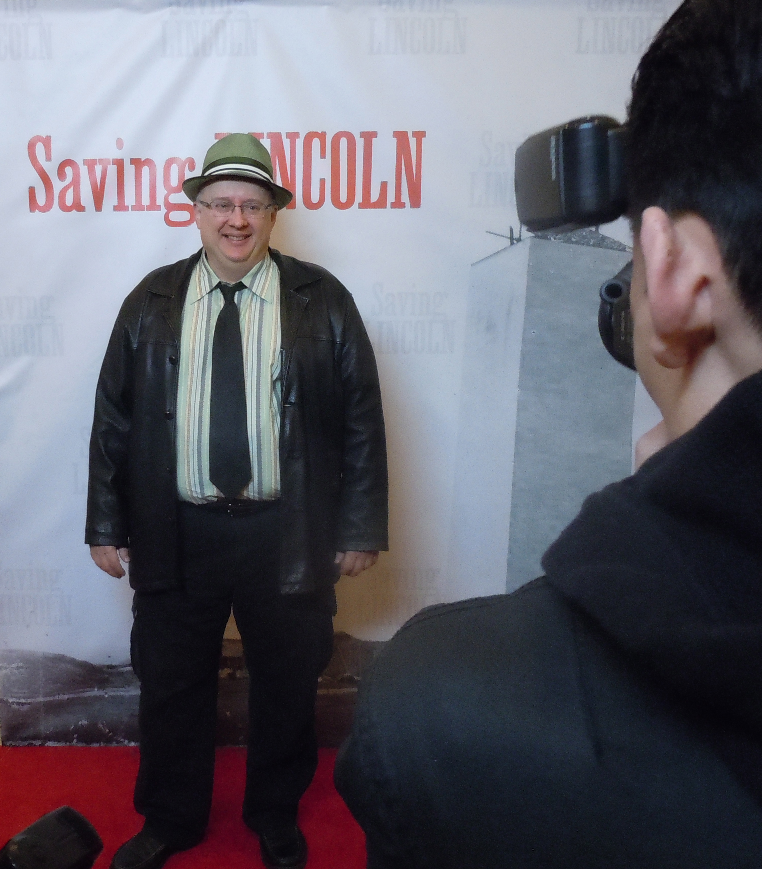 At the premiere of SAVING LINCOLN