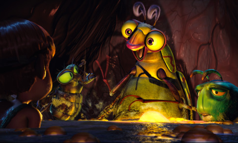 Still of S. Scott Bullock, Rob Paulsen and Zach Tyler in The Ant Bully (2006)