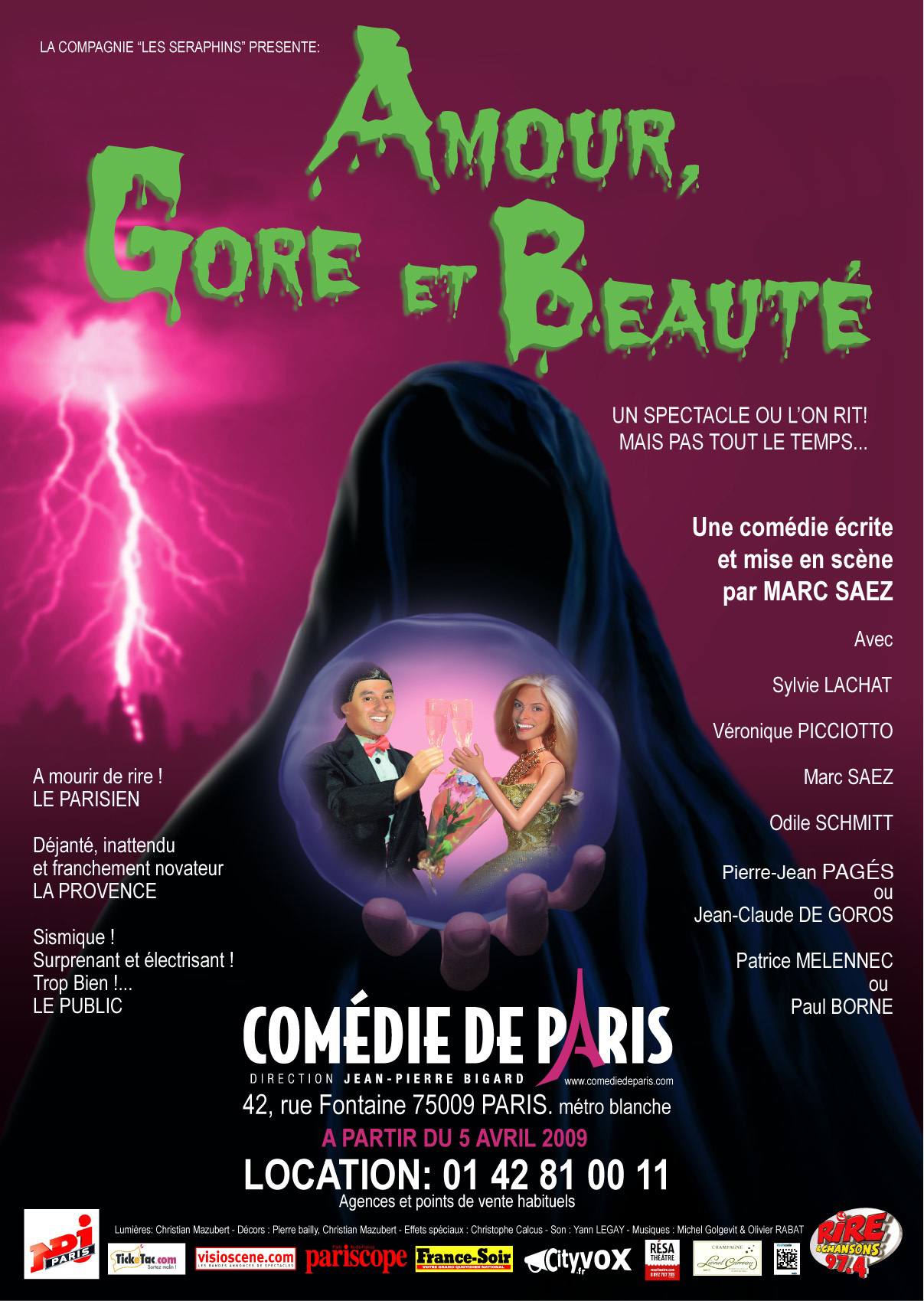 AMOUR GORE ET BEAUTÉ written, directed, produced and with MARC SAEZ