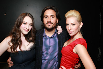 Ari Graynor, Peter Sollett and Kat Dennings at event of Nick and Norah's Infinite Playlist (2008)
