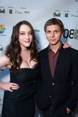 Michael Cera and Kat Dennings at event of Nick and Norah's Infinite Playlist (2008)