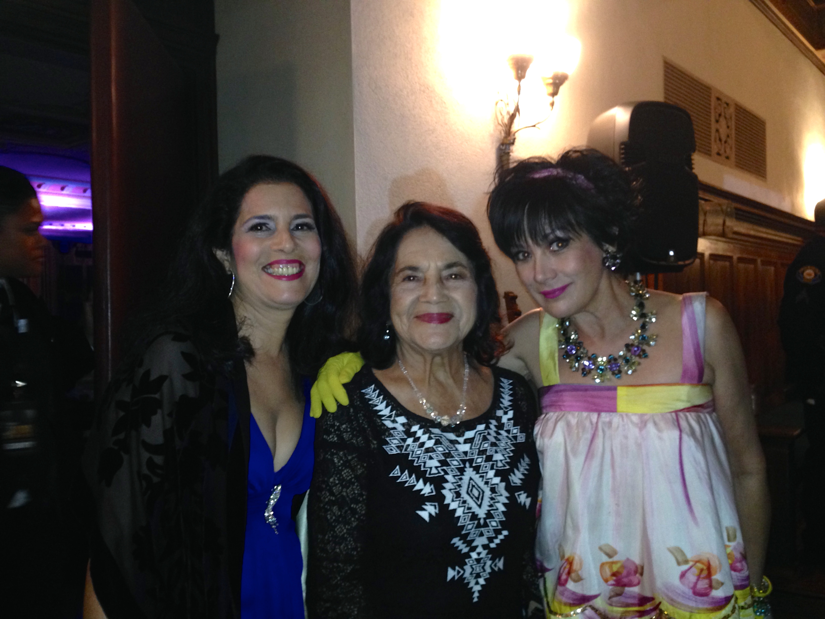 Lydia Nicole, Dolores Heurta, Dyana Ortelli at the Alma Awards