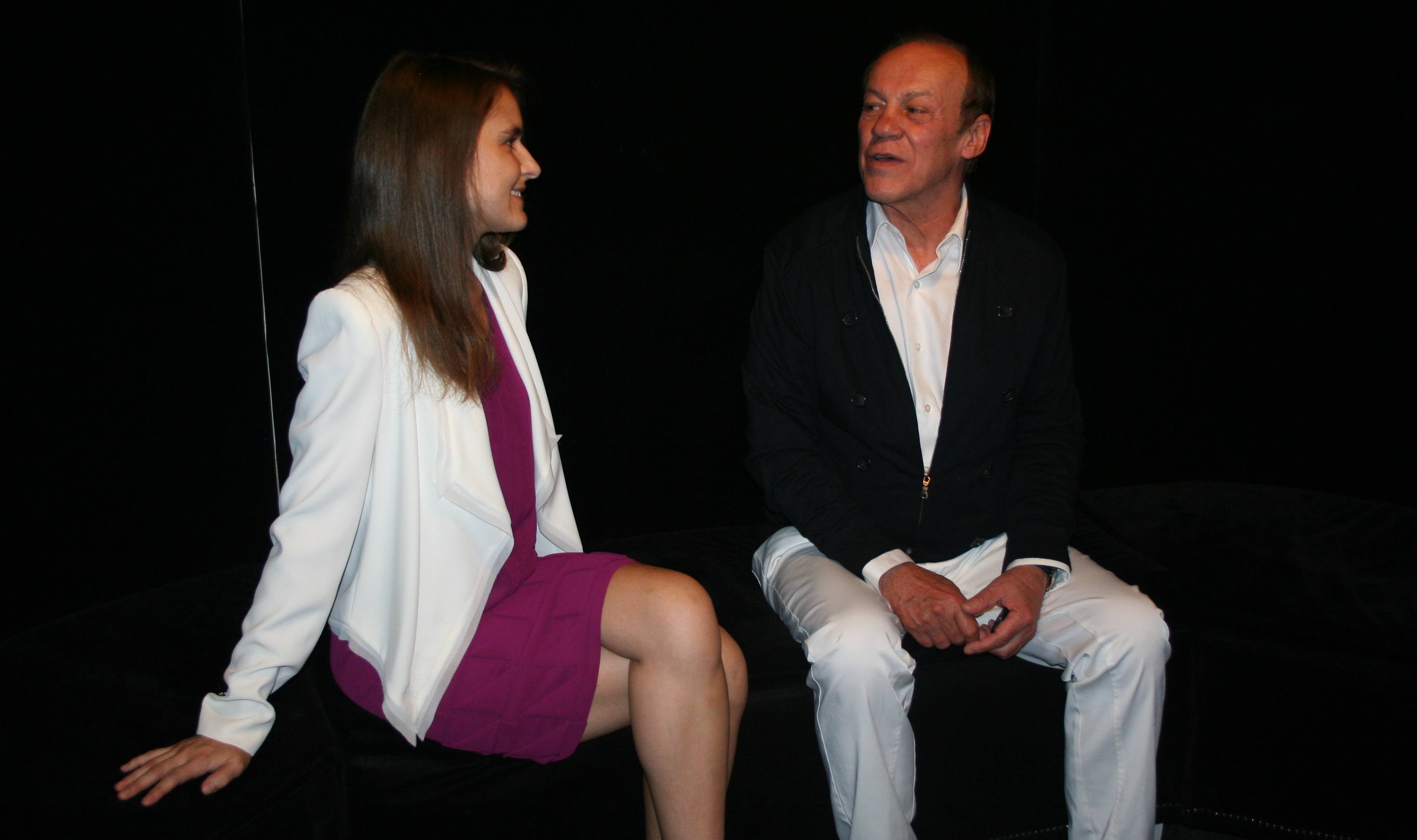 Bruno Pischiutta and Producer Daria Trifu - interview during the 2013 edition of the Brasov International Film Festival & Market (www.brasovfilmfestival.com)