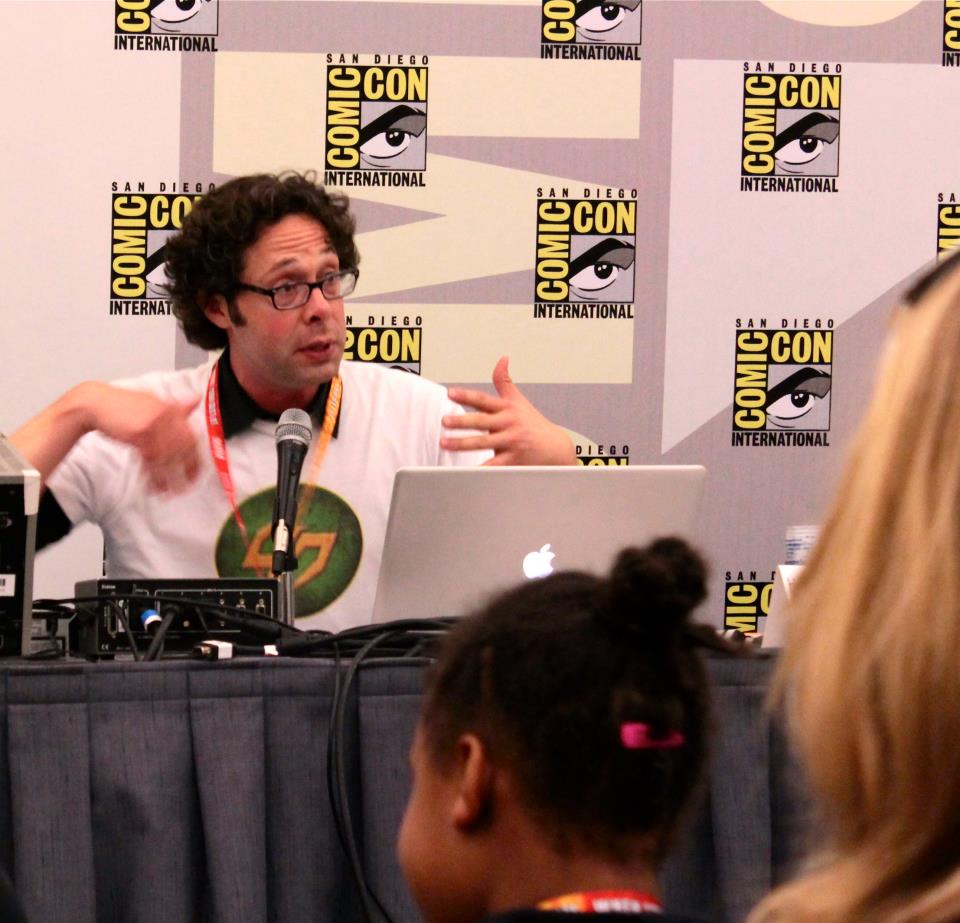 Speaking at ComicCon.