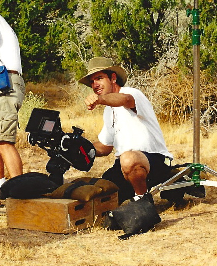 Joe Menendez directing a short film 