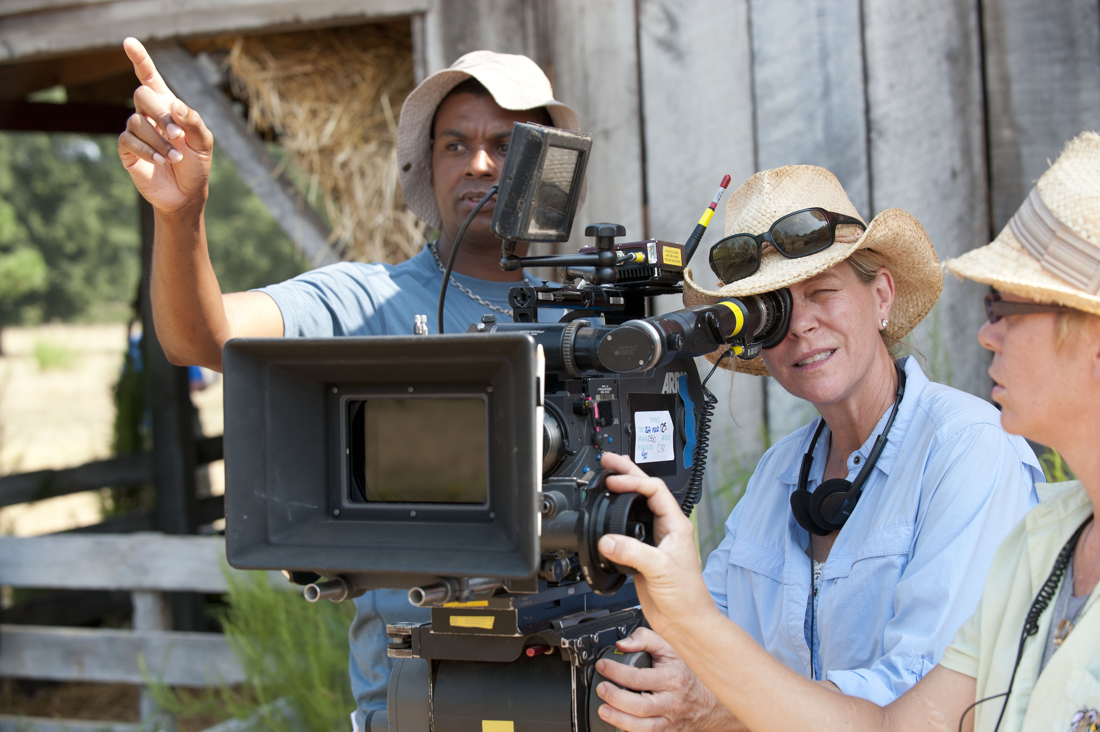 Camera Operator Alfeo Dixon and Director Michelle MacLaren