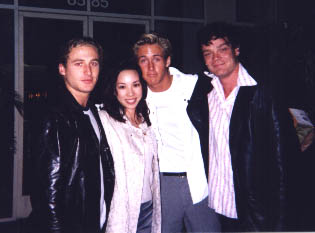 Dean O'Gorman, producer Cynthia Hsiung, Ryan Gosling and Joel Tobeck of 