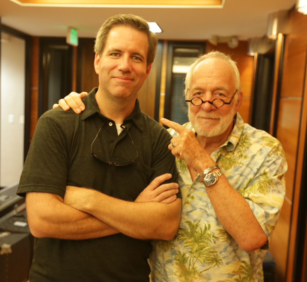 Gregory Gray with Howard Hesseman