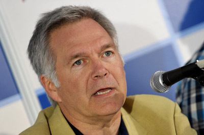 President of IFC Entertainment Jonathan Sehring speaks at The Future of Filmmaking Panel held at the American Pavilion during the 63rd Annual International Cannes Film Festival on May 14, 2010 in Cannes, France.