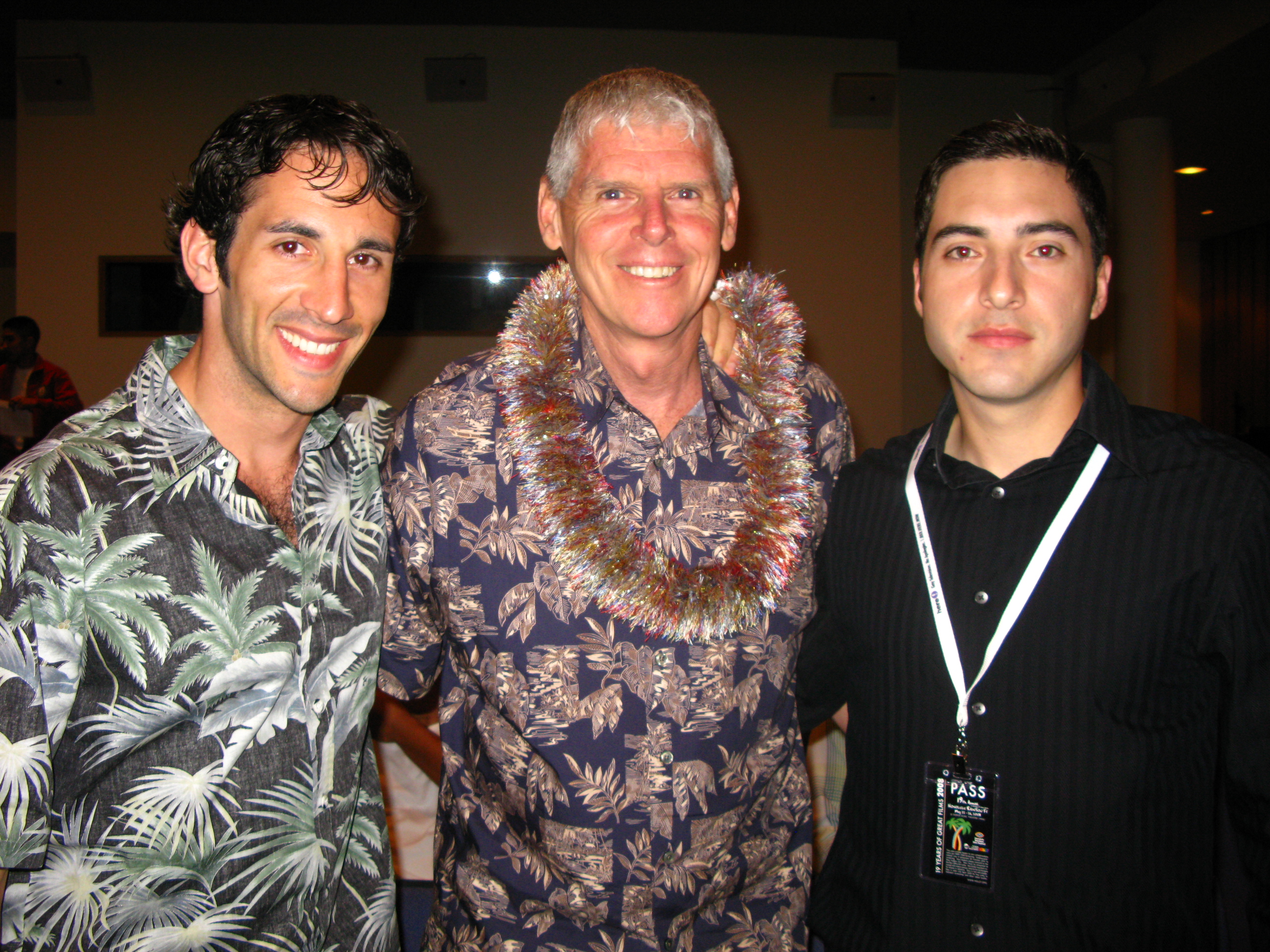 Nick Soper, Branden Blinn, Carlos F. Salas Opening Night, 2008 Honolulu Rainbow Film Festival