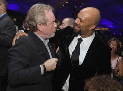 Ridley Scott and Common at event of American Gangster (2007)