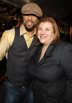 Gail Berman and Common at event of Freedom Writers (2007)