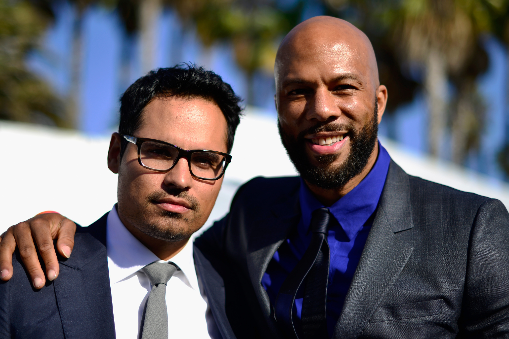 Michael Peña and Common